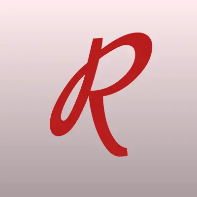 Roza pink, салон цветов, лого-визитка